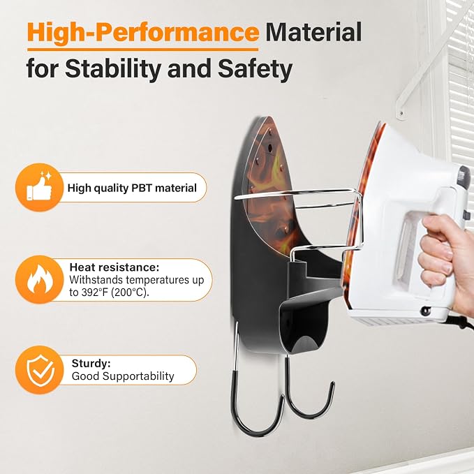 Alpinista Ironing Board Hanger Wall Mount Ironing Board Holder Wall Mount - Image 3