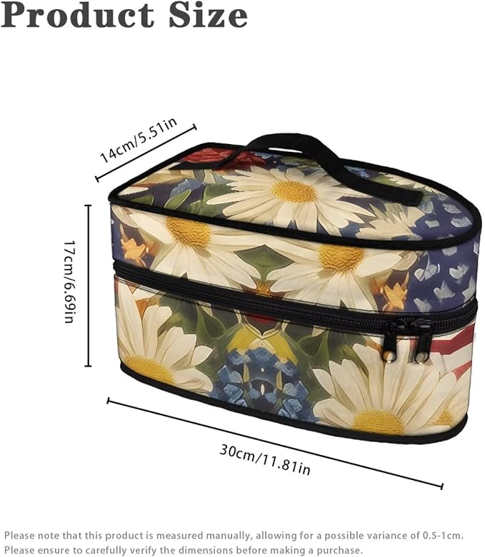Tie-Dye Iron Storage Case, Lightweight America250 Steam Iron Case Bag - Image 6