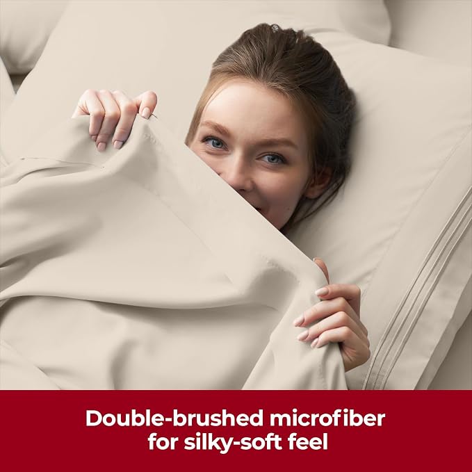 Mellanni Extra Deep Split King Sheets - Image 7