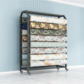 Commercial Fabric Roll Storage Rack by Tighkue