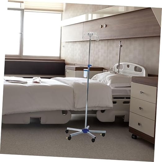 Baluue Stainless Steel Infusion Pole Hook Portable Accessory Hospital Clinic - Image 4