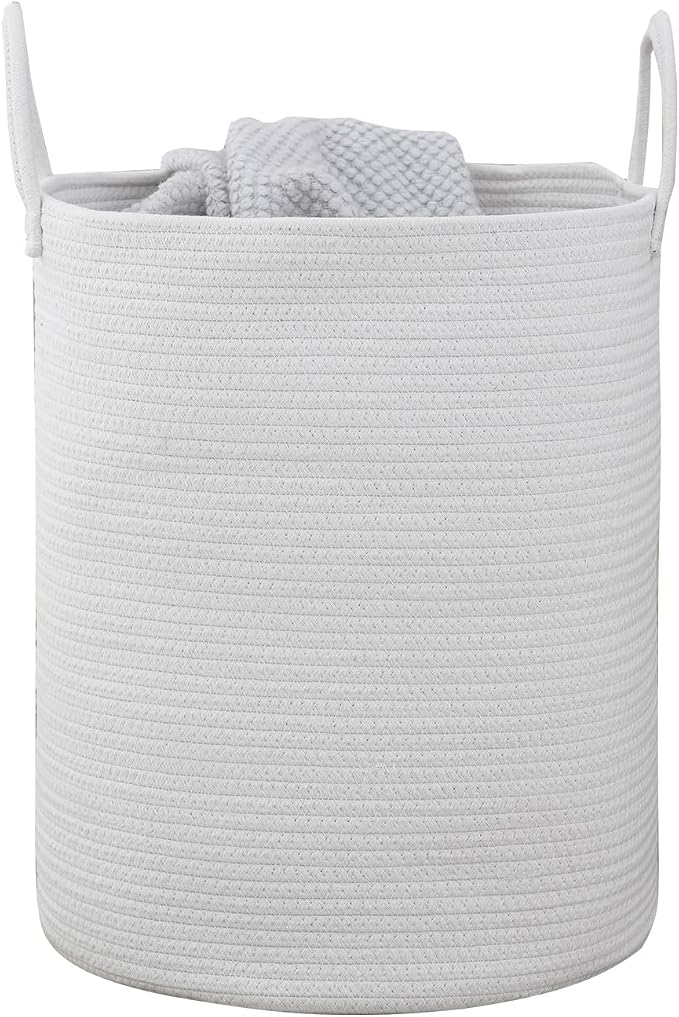 Woven Basket Nursery Laundry Hamper by Unknown