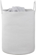 Woven Basket Nursery Laundry Hamper by Unknown