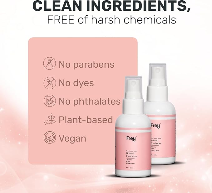 Frey Fabric Freshener Spray – Pack of 2 | Linen Spray Deodorizer - Image 4