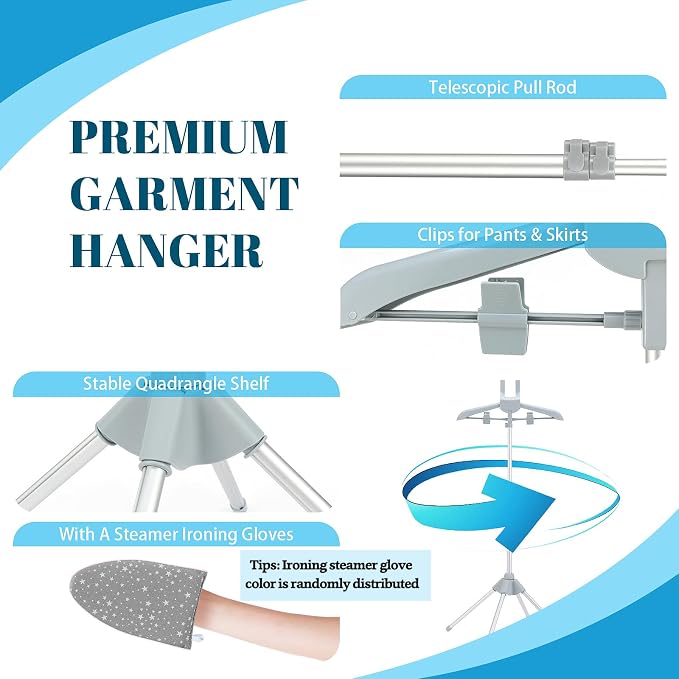CINPIUK Garment Steamer Rack & Garment Ironing Glove - Image 3