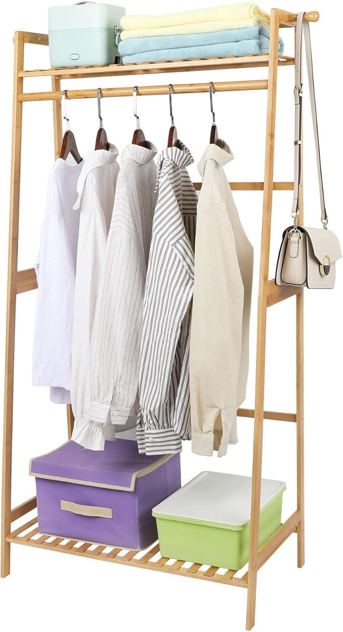 Ufine Bamboo Clothes Hanging Rack by Ufine