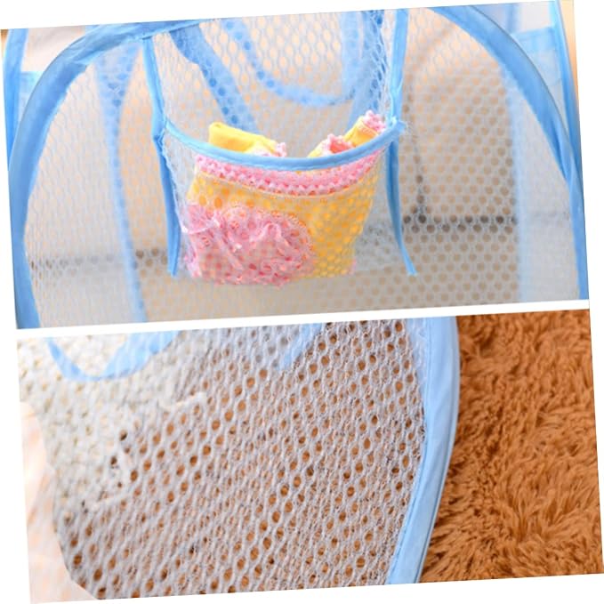 Pop-up Laundry Hamper Foldable Mesh Dirty Clothes Basket - Image 4