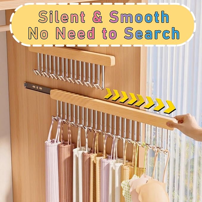 closet valet rod slide out, Space Saving Hanger - Image 3