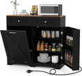 LOKO Tilt Out Trash Can Cabinet, Kitchen Island by LOKO