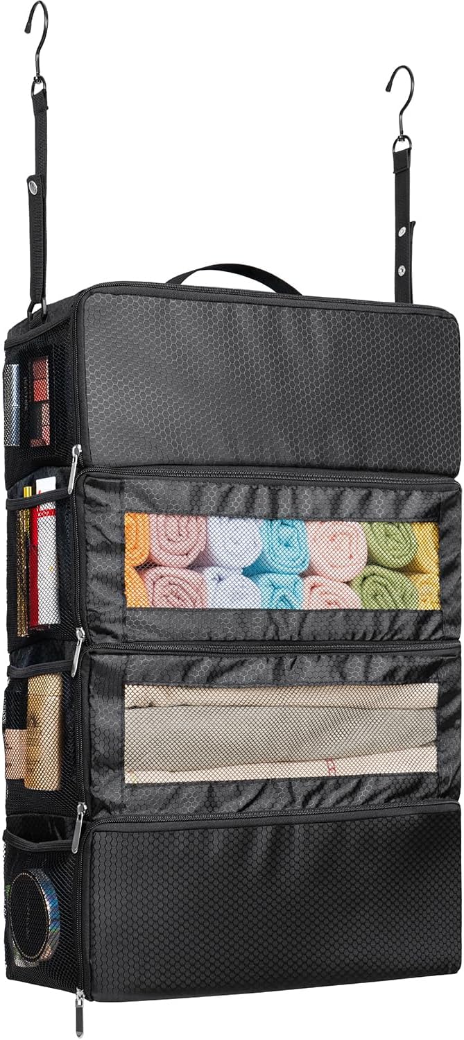 Suitcase Organizer, Travel Luggage Organizer Hanging Shelves Packing Cube by Vokelater
