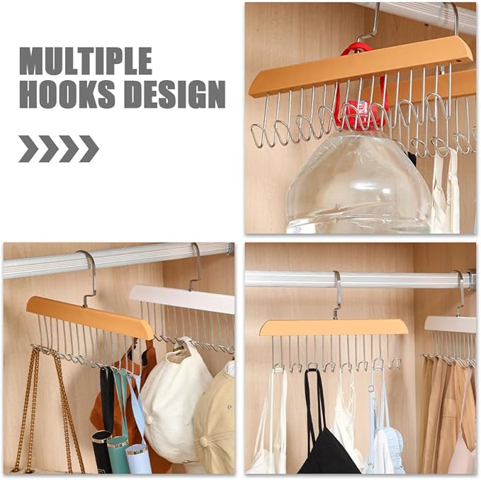 TOYANDONA 2pcs Yellow Plastic Bra Hanger - Image 6