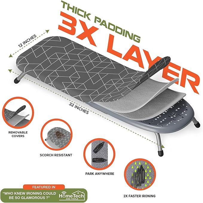 XABITAT Table Top Ironing Board - Image 3