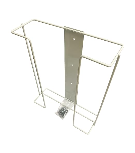 1 Each | Disposable Glove or Tissue Box Holder, TRIPLE Glove Rack, Wall Mounted - Image 2