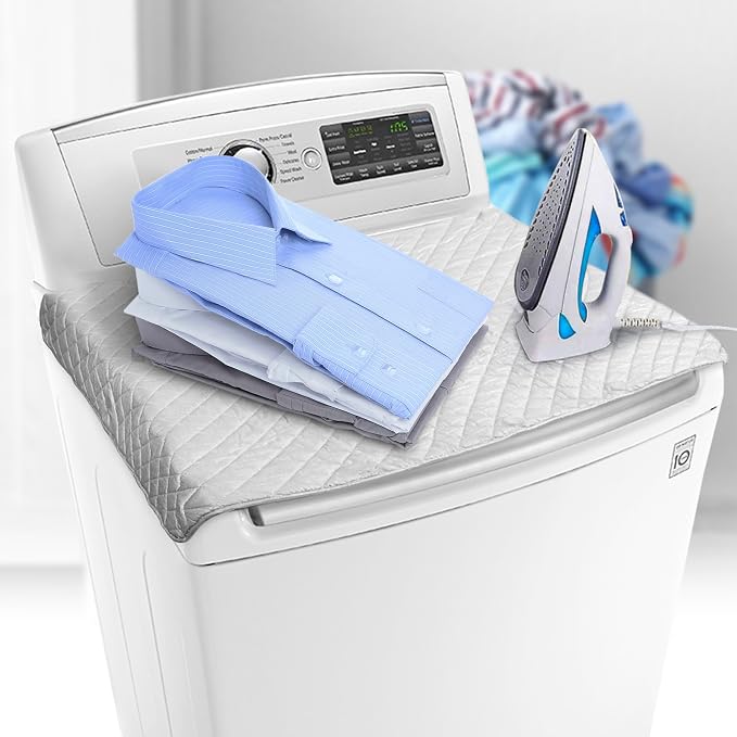 Houseables Ironing Mat, Ironing Pad, Iron Mat, Iron Pad, Dryer Top Protector - Image 7