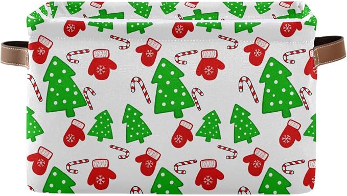 Christmas Tree and Gloves Storage Bin Storage Basket Dirty Clothes Sundries by Coikll