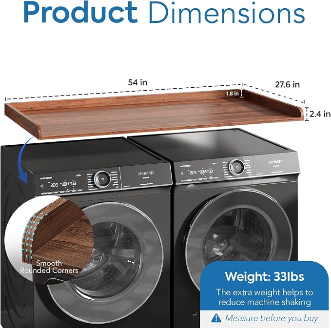 Washer and Dryer Countertop 54" x 27.5" - Image 3