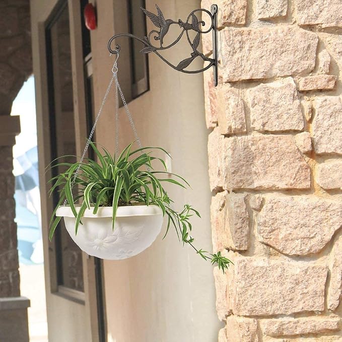 Mkono Hanging Plant Bracket Hook Iron Decorative Plant Hanger - Image 4