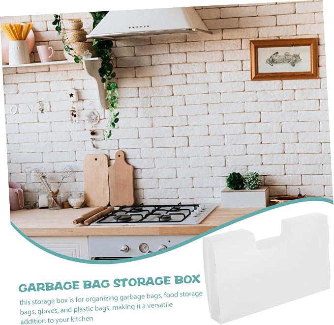 Organizing Bins Garbage Bay Storage Box Plastic Trash Bag Organizer Glove - Image 3