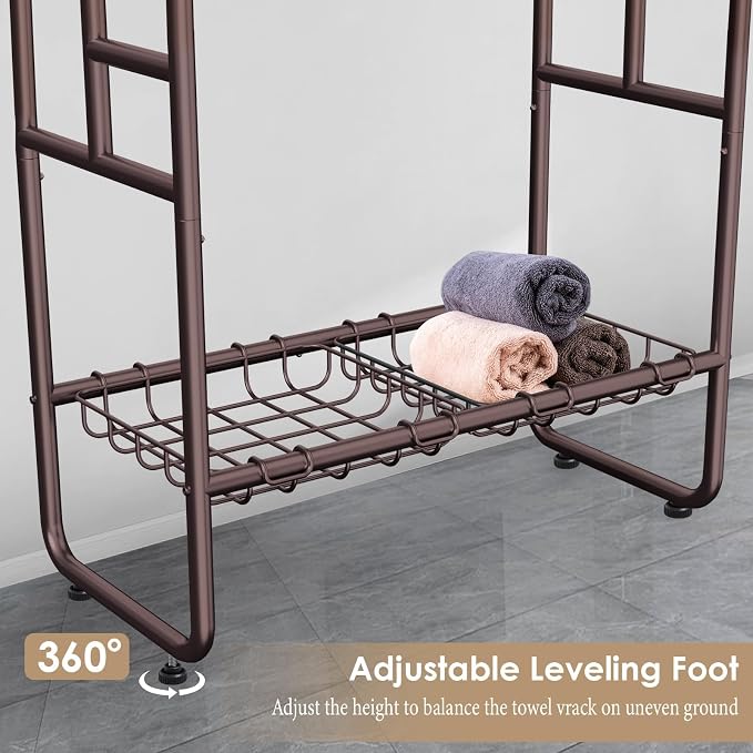 Kayfia 40" Tall Free Standing Towel Racks - Image 5