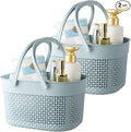 rejomiik 2 Pack Plastic Shower Caddy Basket, Portable Organizer Storage Tote by rejomiik