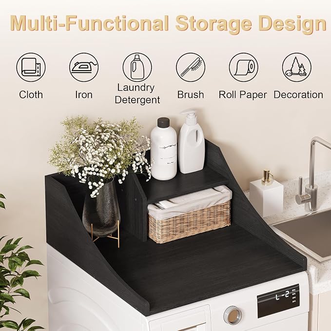 Laundry Countertop Single, 2-Tier Washer Dryer Countertop Laundry Topper - Image 5