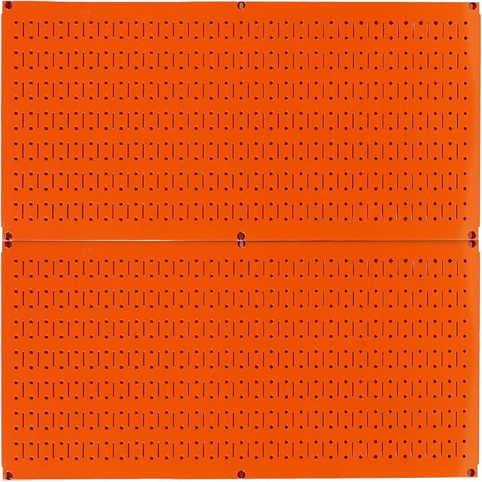 Wall Control Pegboard Rack Horizontal Metal Pegboard Garage Tool Storage Pack by Wall+Control