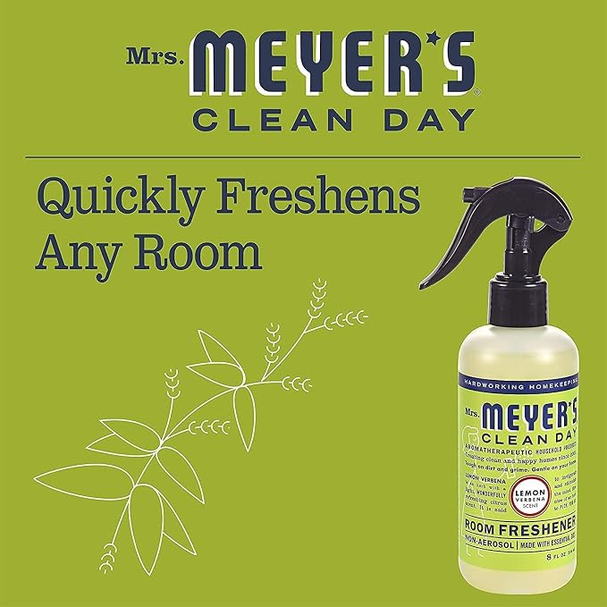 MRS. MEYER'S CLEAN DAY Room Freshener Spray, Lemon Verbena Scent, Instant & - Image 5