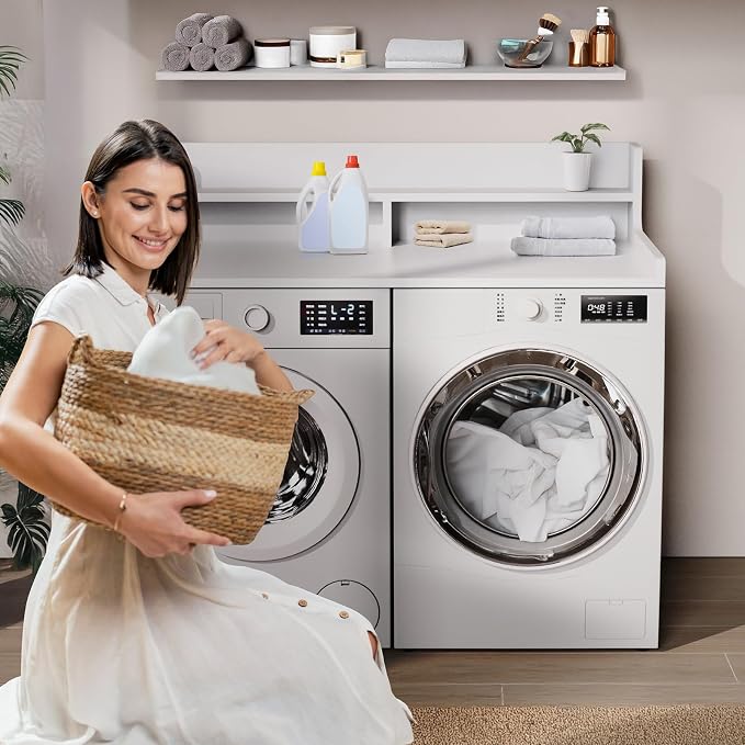Washer Dryer Countertop, for Laundry Room Organization Whisper White - Image 4
