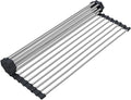 Searik Dish Drying Rack Roll Up Sink Drying Rack, Over The Sink Dish Rack by Searik