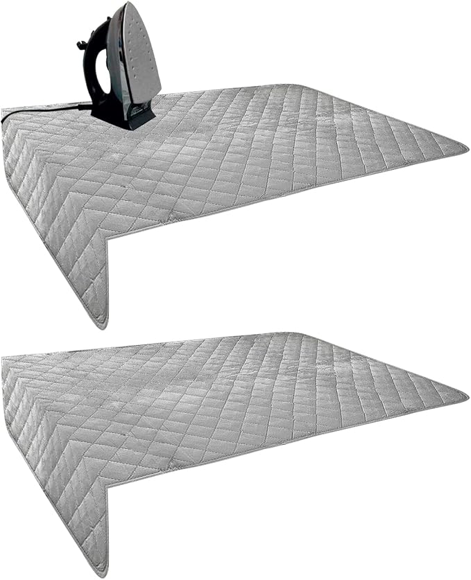 2Pcs Magnetic Ironing Mat Blanket Ironing Board Replacement Heat Resistant by Meisuitd