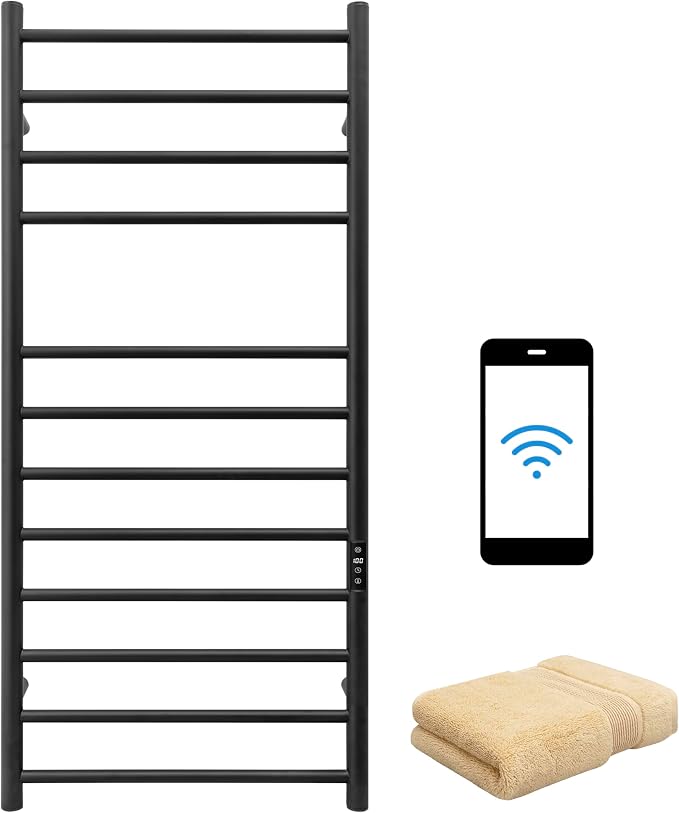 KEG Smart WiFi Towel Warmer Wall Mounted by KEG