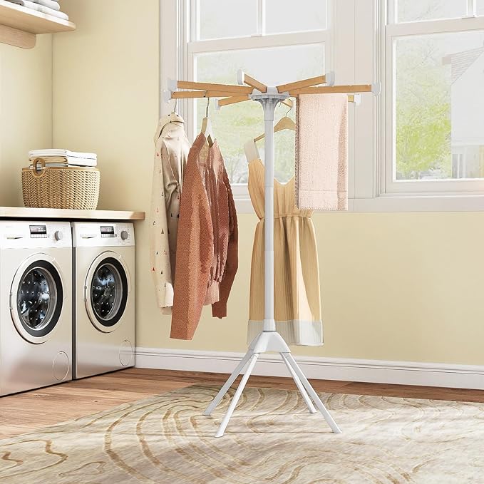 Tangkula Clothes Drying Rack, Foldable Laundry Drying Rack - Image 2