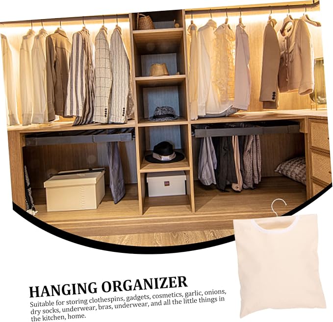 PRETYZOOM 1pcs Clothes Pin Holder Bag Storage Bag - Image 3