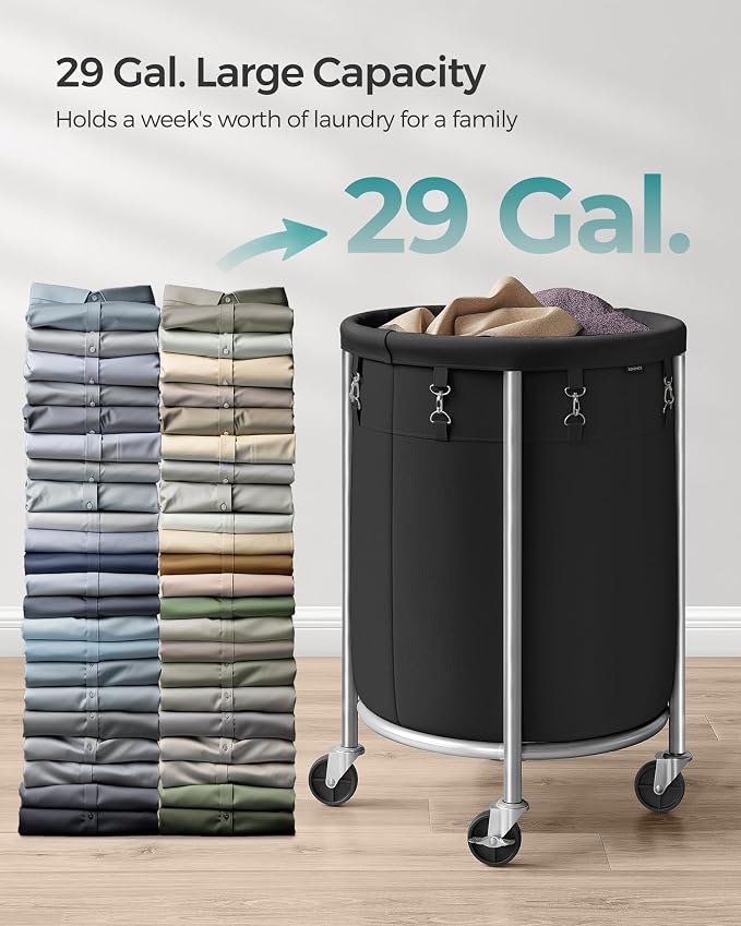 SONGMICS 29-Gallon Laundry Basket - Image 3