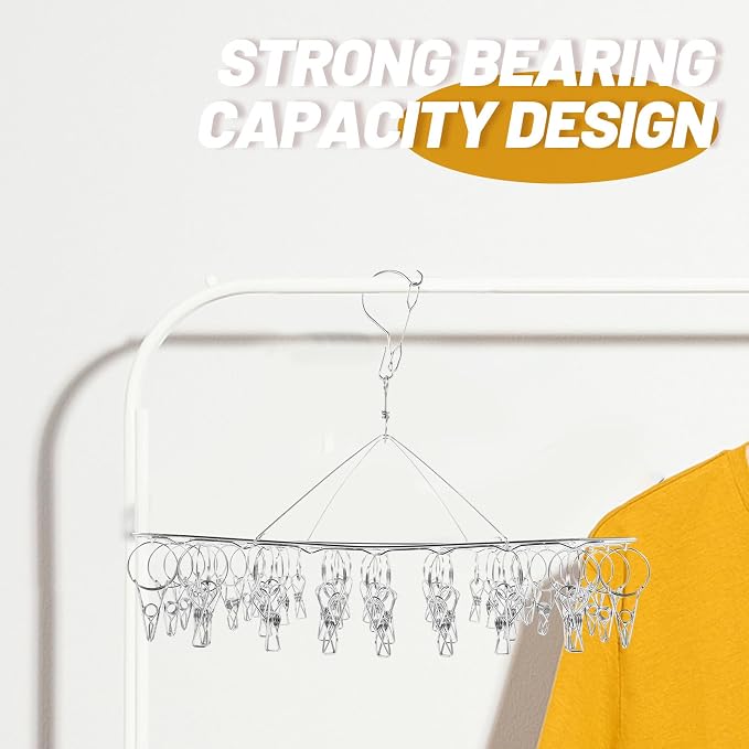 Stainless Steel Windproof Clothes Drying Rack - Image 4