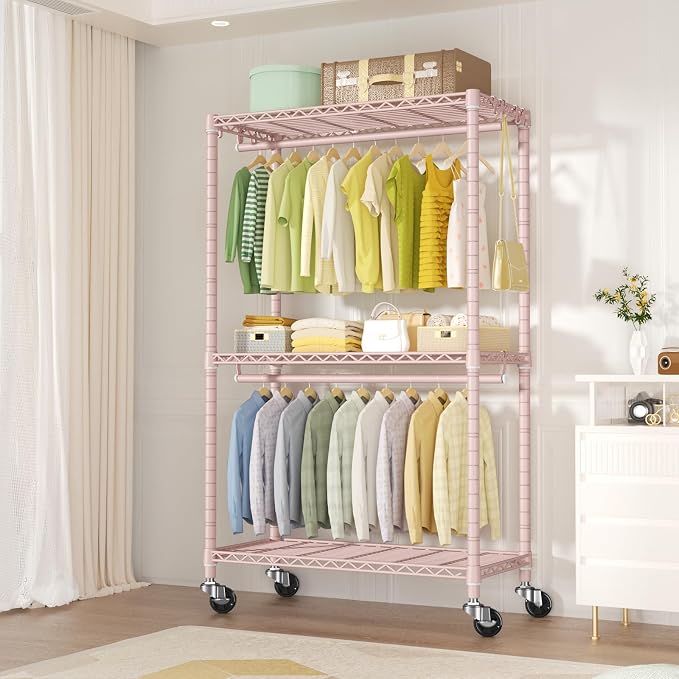 FUTASSI P3 Rolling Clothes Rack, Clothing Racks - Image 2