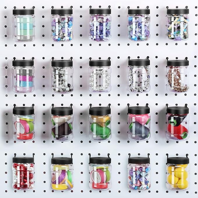 Unittype 20 Set Pegboard Organizer Accessories Peg Boards Jars by Unittype