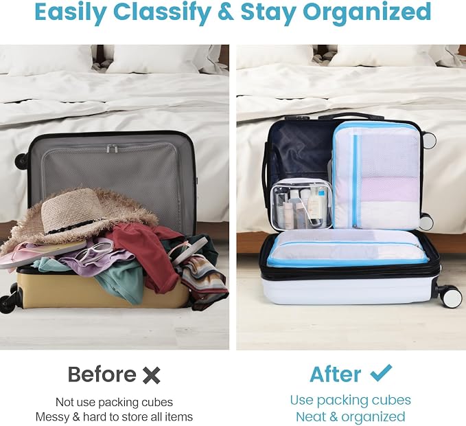 Cambond Mesh Packing Cubes for Travel Women - Image 8