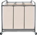 Laundry Sorter Hamper with Wheels, Heavy-Duty Laundry Sorter Rolling Cart by Unknown