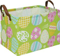 Rectangular Green Easter Basket, Easter Gift Basket Empty, Toys/Books Box by NTAOHAMPER