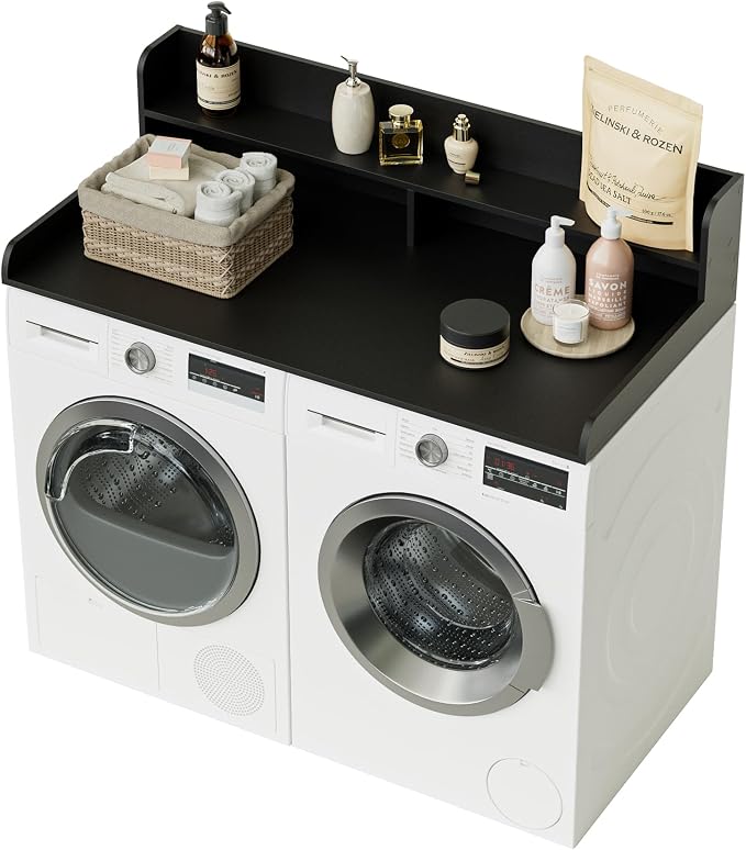 2-Tier Washer Dryer Countertop, Laundry Room Organization and Storage, 27.6" x - Image 8