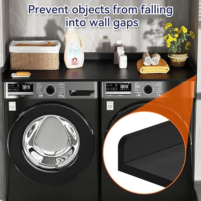 Washer Dryer Countertop, 27.5" x 54" Bamboo Laundry Tabletop, Waterproof Surface - Image 4
