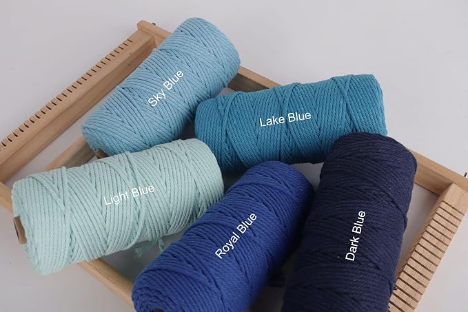 NOANTA Natural Macrame Cord 3mm x 109Yards, Cotton Cord - Image 5