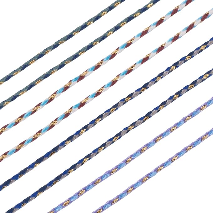 51.6 Feet Handmade Twine Braided Cord 1.5mm Ethnic Macrame Polycotton Rope - Image 8