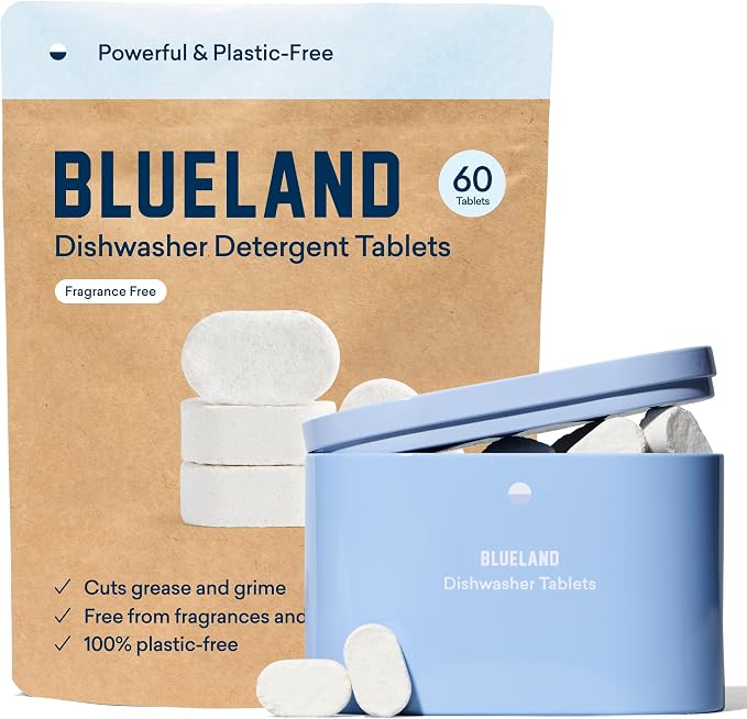 BLUELAND Dishwasher & Laundry Detergent & Toilet Cleaner Tablet Trio | - Image 2