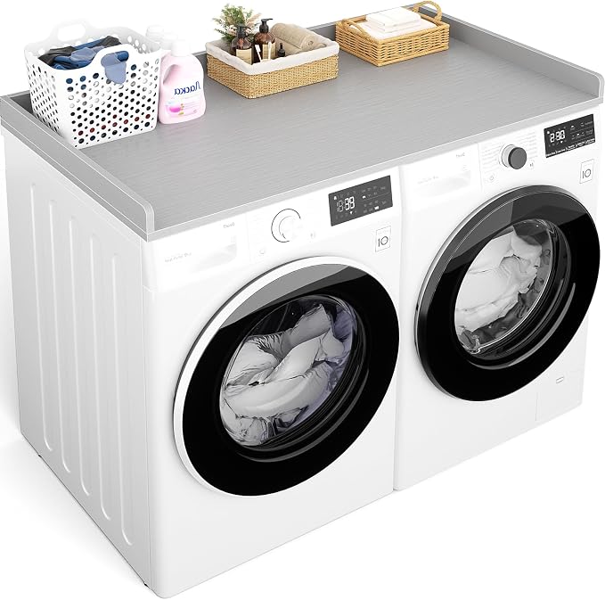 Aheaplus Washer and Dryer Countertop, Laundry Room Organization by Aheaplus