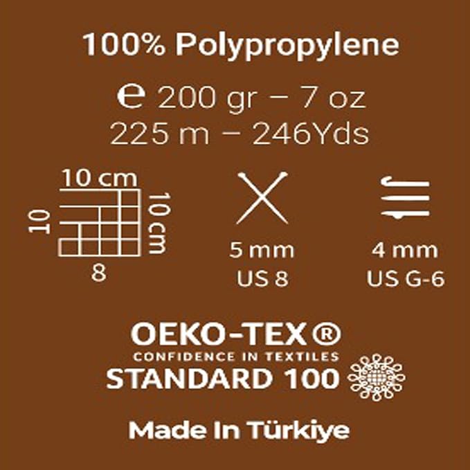 Estako 2 mm PP Polyester Macrame Cord 100% Polypropylene Perfect Supplies - Image 3
