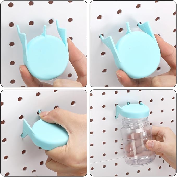 Unittype 20 Set Pegboard Organizer Accessories Peg Boards Jars - Image 3