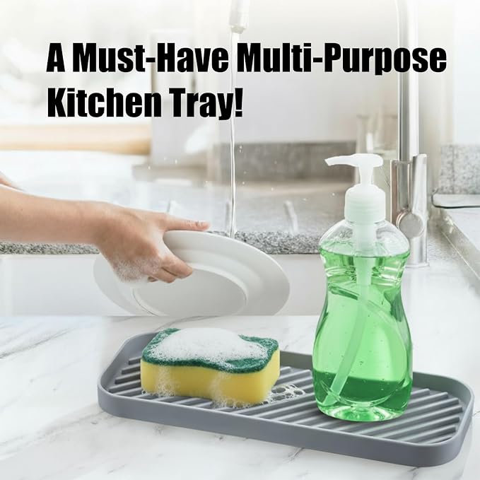 Silicone Sponge Holder for Kitchen Sink - Image 2