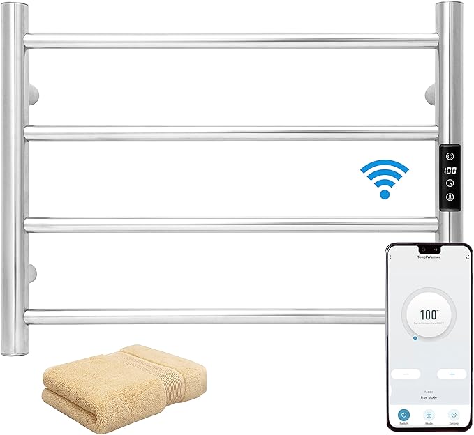 KEG Smart WiFi Towel Warmer Wall Mounted by KEG